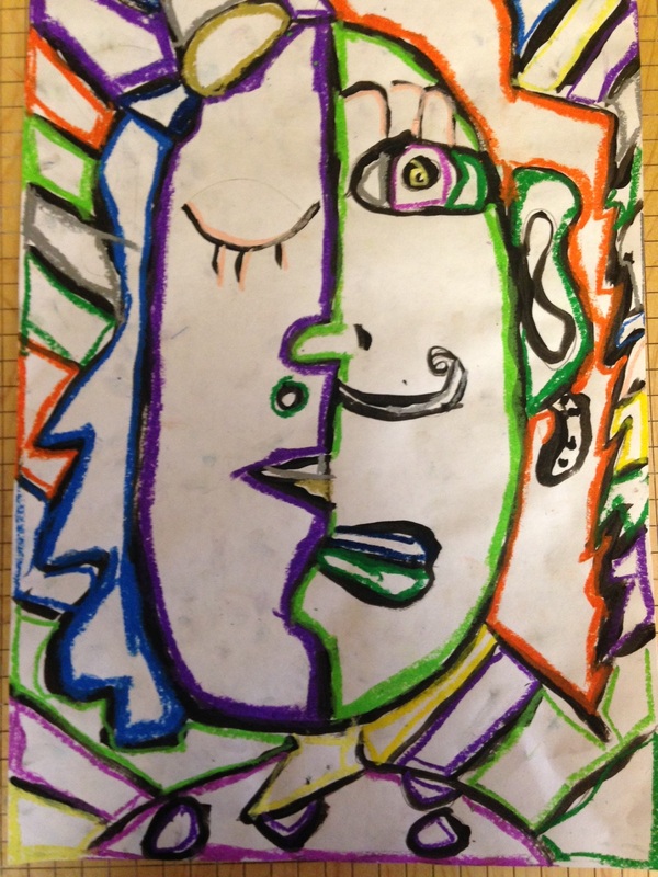 4th & 5th Grade Picasso Portraits - Art Makes youSMART!!